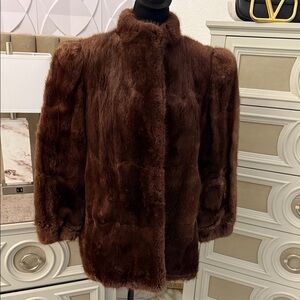 Real fur coat vintage small/ m
